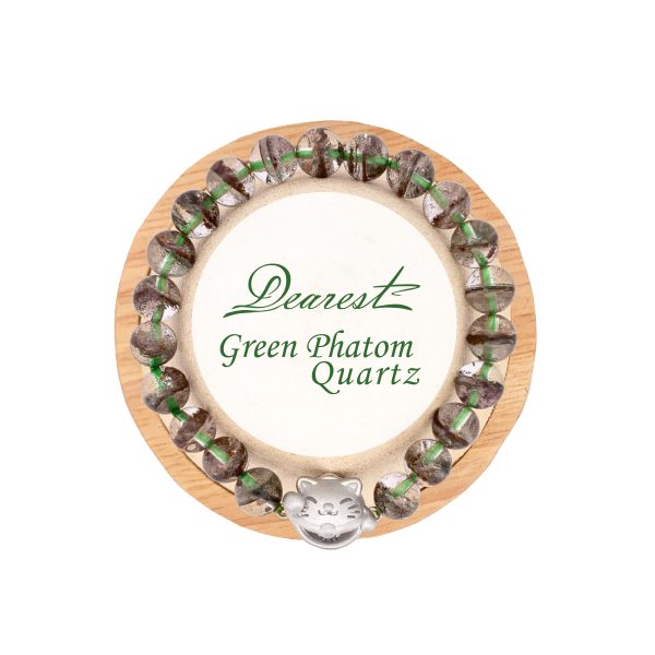 SB31 綠幽靈天然水晶香薰手鏈