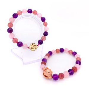 SB05 愛情天然水晶香薰手鏈