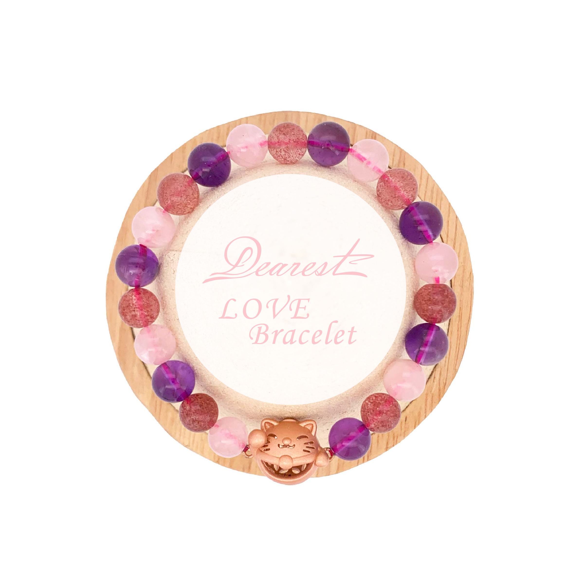 SB05 愛情天然水晶香薰手鏈:圖片 4