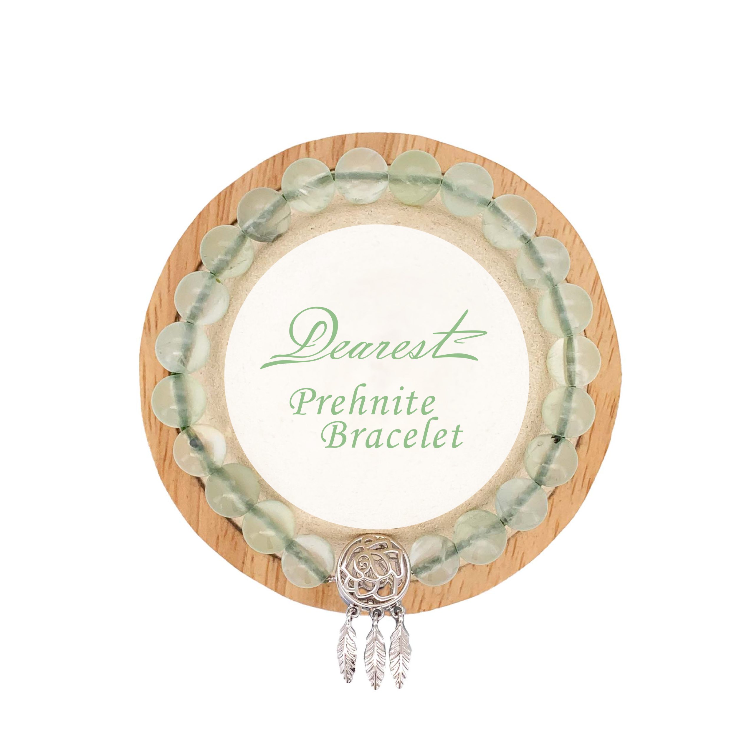 SB25 葡萄石天然水晶香薰手鏈:圖片 3