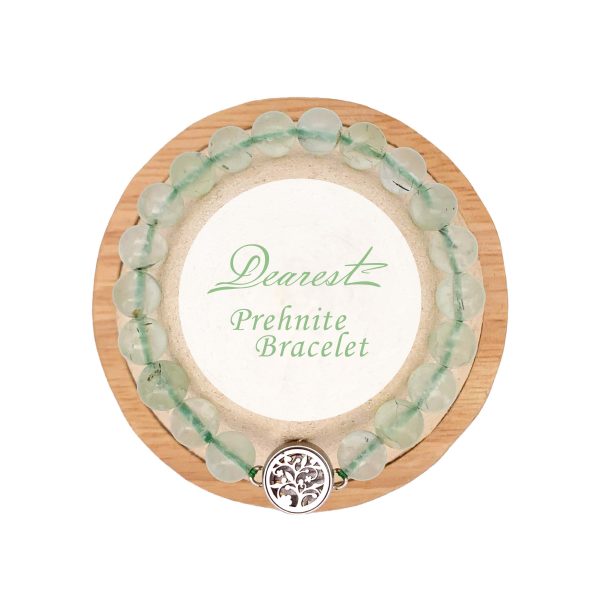 SB25 葡萄石天然水晶香薰手鏈