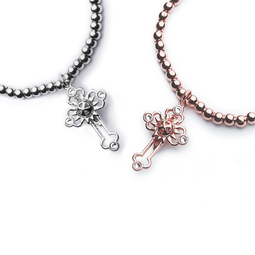 BB08 迷你十字架香薰手鏈