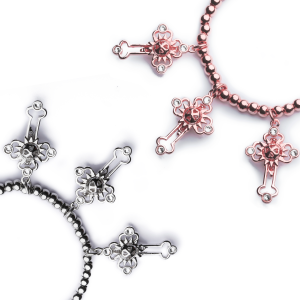 BB09 BB09 迷你十字架(3個)香薰手鏈