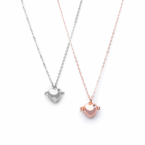 BN17 迷你愛心香薰頸鏈