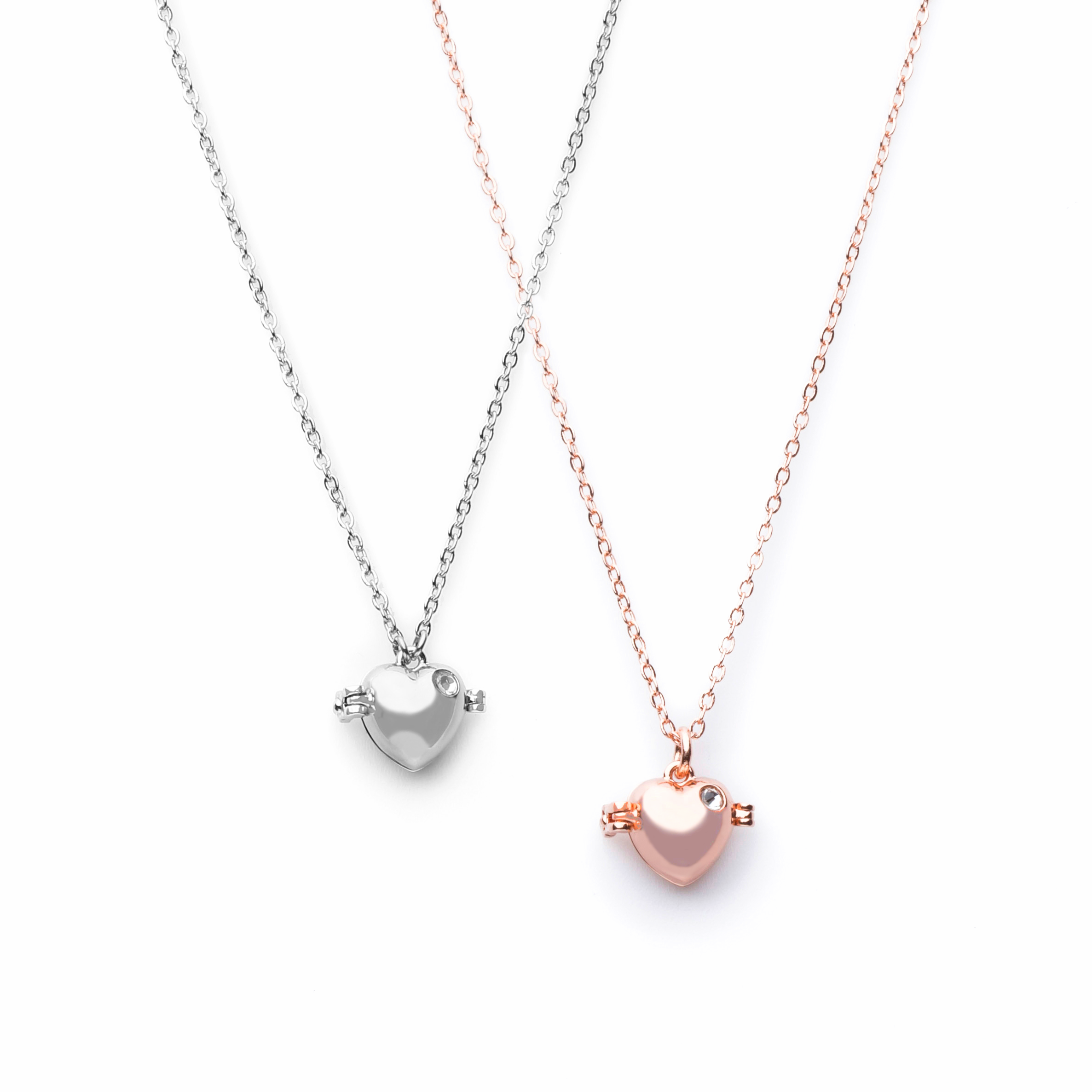 BN17 迷你愛心香薰頸鏈