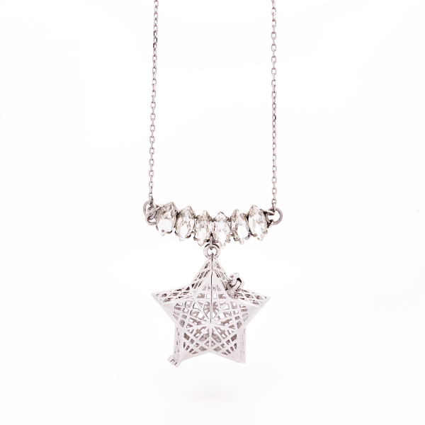 EL05 水晶星星長頸鏈