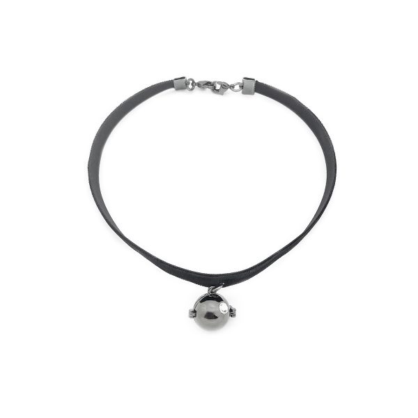 EN11 迷你黑球香薰短頸鏈