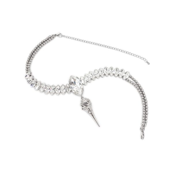 FC02 水晶長水晶香薰短頸鏈