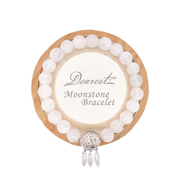 SB26 白月光石天然水晶香薰手鏈